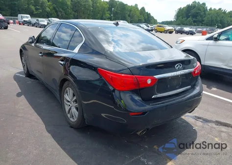2014 Infiniti Q50 Premium from USA, damaged, VIN JN1BV7AP6EM670380
